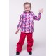 Детская Ветровочная Куртка Softshell расцветка Розовый