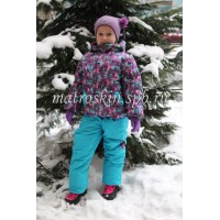 Детский Зимний Костюм Нью Микс расцветка Фиолет Бирюза